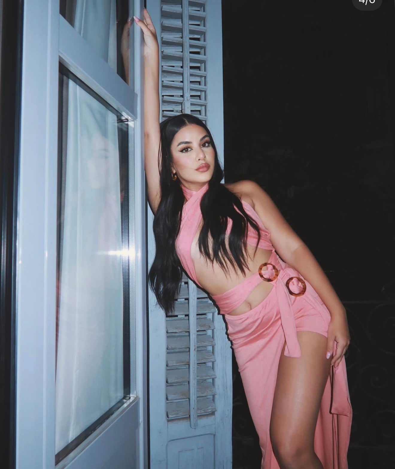 Traje rosa S