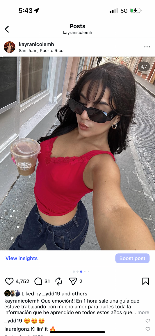 Top Rojo S