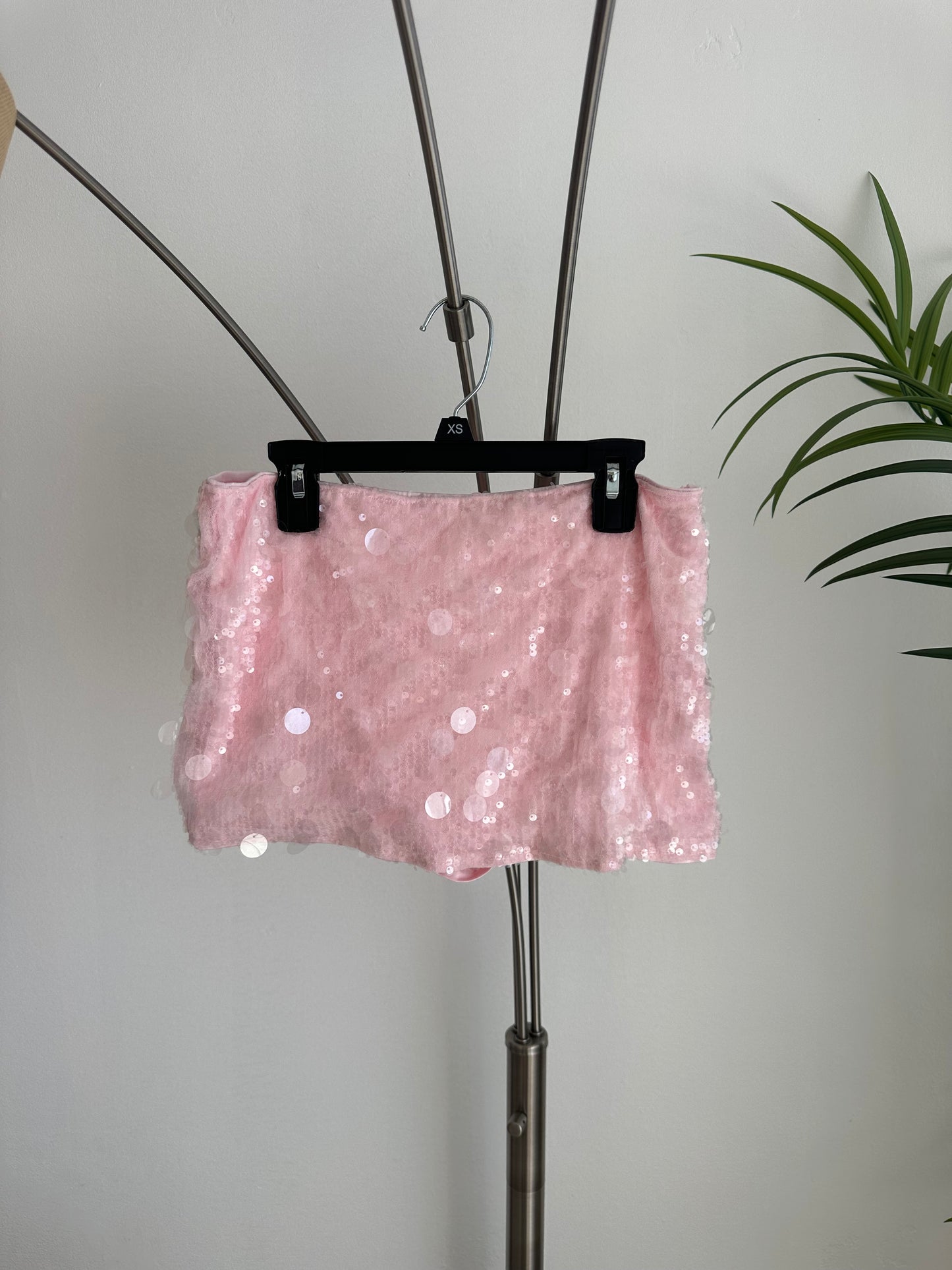 Falda rosa
