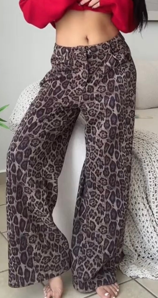 Pants leopardo