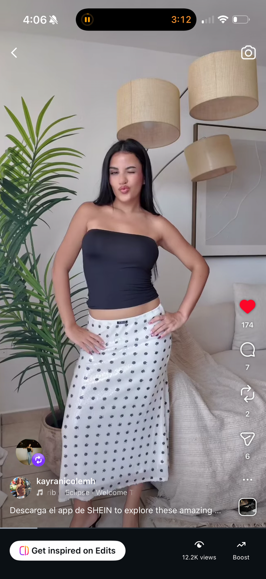 Falda puntitos S
