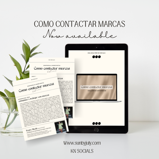 Como contactar Marcas (Guia Digital)